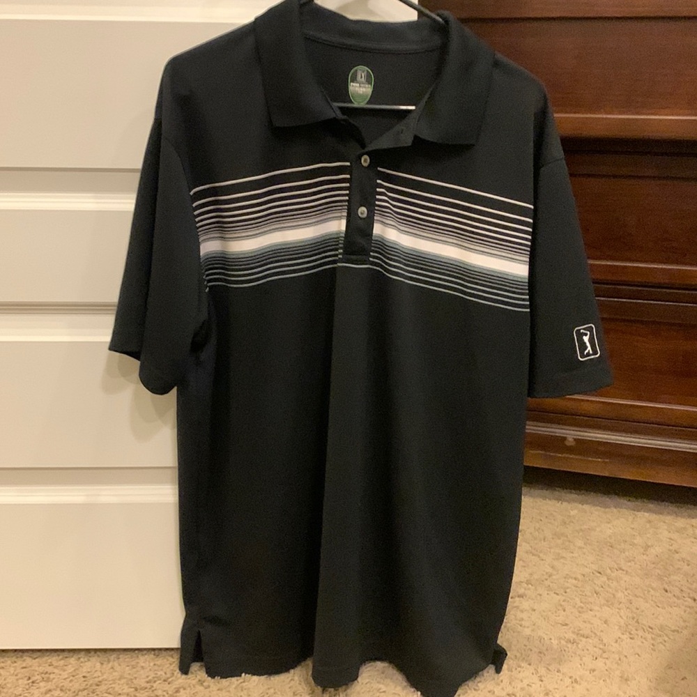 PGA Pro Series Striped Polo